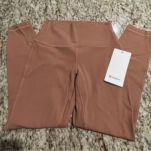 NWT Lululemon Align High-Rise Pant 25"- Dusty Clay - NEW - Size 6